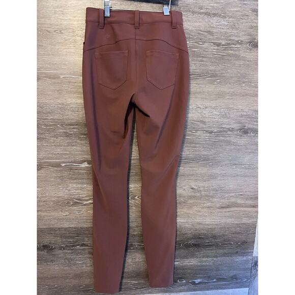 Lululemon Pants Sz 25 City Sleek Slim Fit 5 Pocket High Rise Pants Copper - Picture 9 of 11